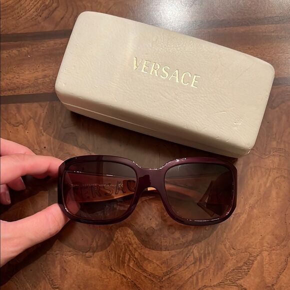 Versace Brown Sunglasses with Classic Design